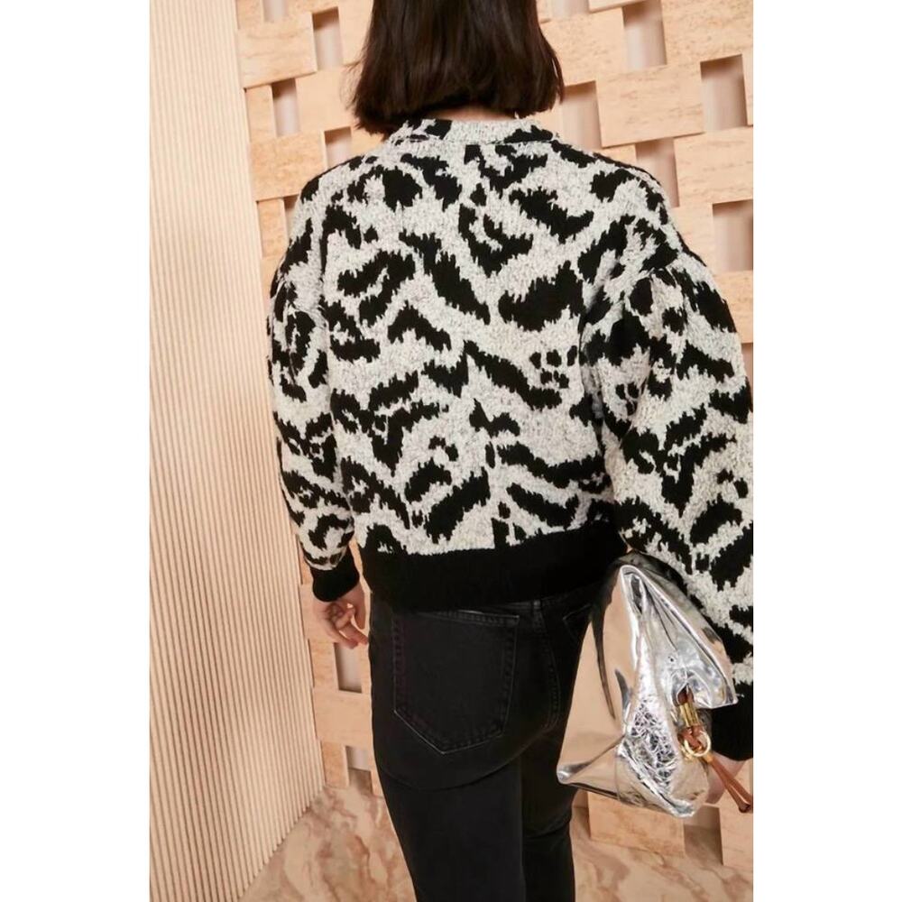 ULLA JOHNSON NWT Wool Blend Sweater Size Small Nalla Onyx $495 MSRP Quiet Luxury - Picture 9 of 11